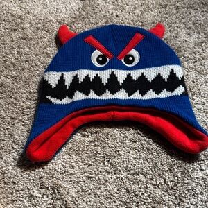 Blue Monster Kids Hat
